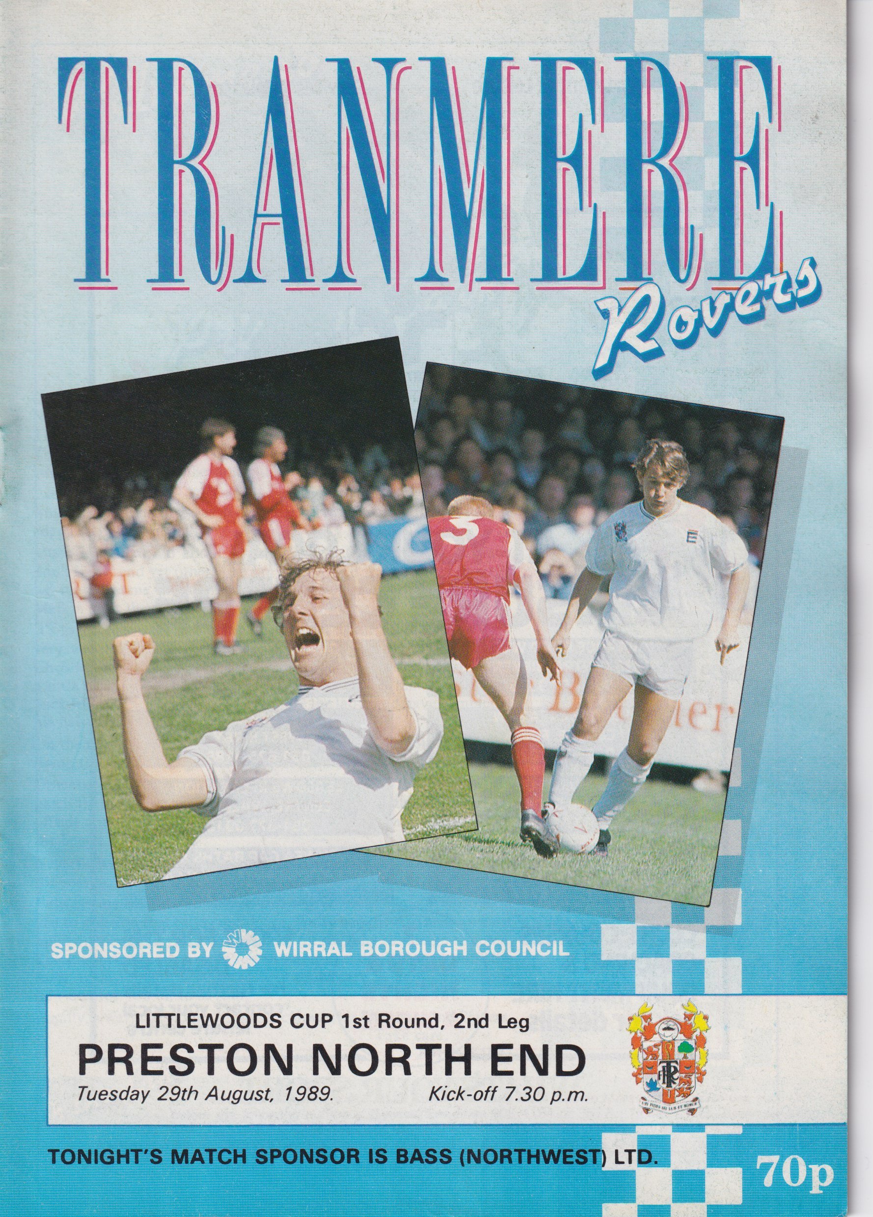 Tranmere Rovers v Preston North End match programme